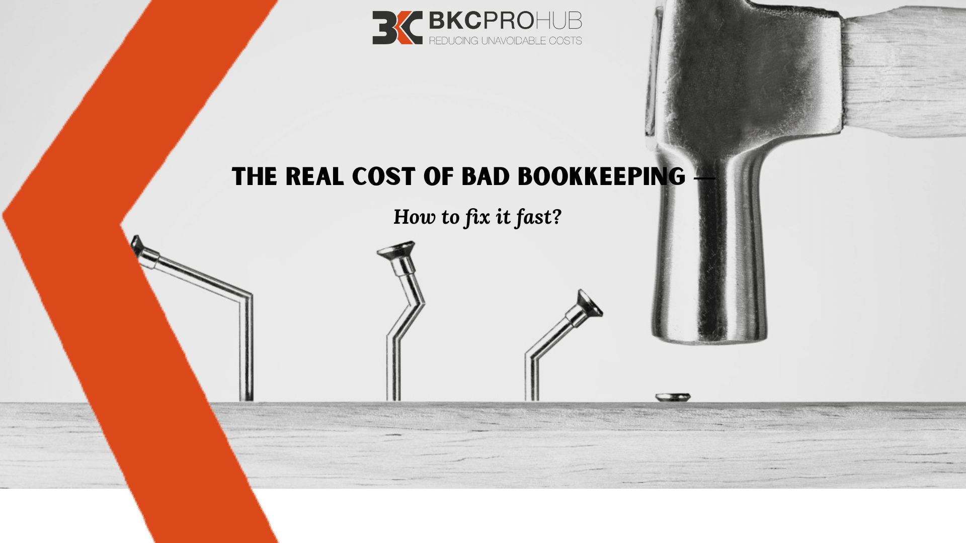 Real cost of bad bookkeeping Real cost of bad bookkeeping