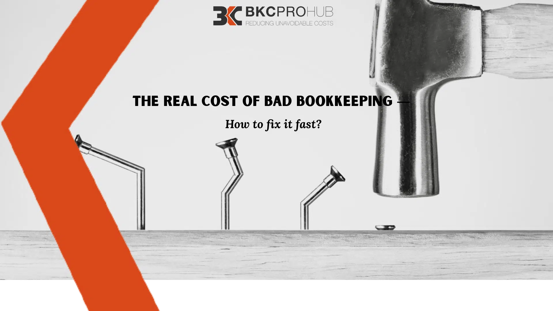 Real cost of bad bookkeeping Real cost of bad bookkeeping